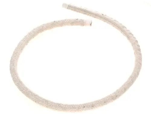 Bosch Dichtschnur in Form eines geschlossenen Rings, in hellen Farben, mit geflochtenem Design und gewickelten Enden.